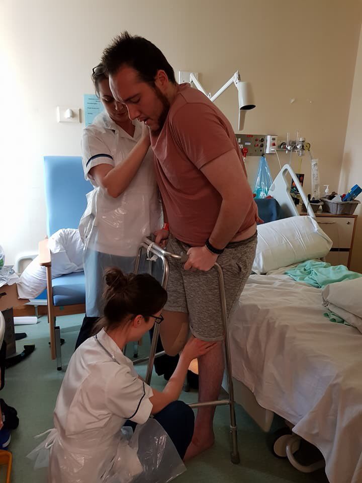 benperry_2001's tweet image. Today saw a MASSIVE step (literally) in my recovery journey. I managed to stand up for the first time since the crash. Next time it’ll hopefully be unaided!