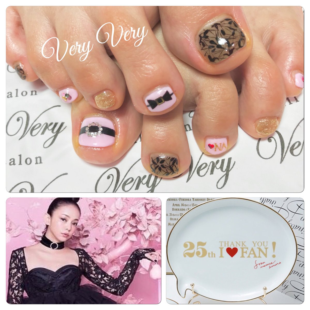 nail_very2's tweet photo. #安室奈美恵ネイル
#手描きネイル #ネイルサロンveryvery #札幌 #ネイルサロンベリーベリー #安室奈美恵 #安室ちゃんネイル #namieamuro #namieamurofinaltour2018finally #finallyphoto #finallycode #fanspace #安室奈美恵finally #安室奈美恵フットネイル #安室ちゃん #安室奈美恵グッズ #25th https://t.co/3jtHnYmEb0