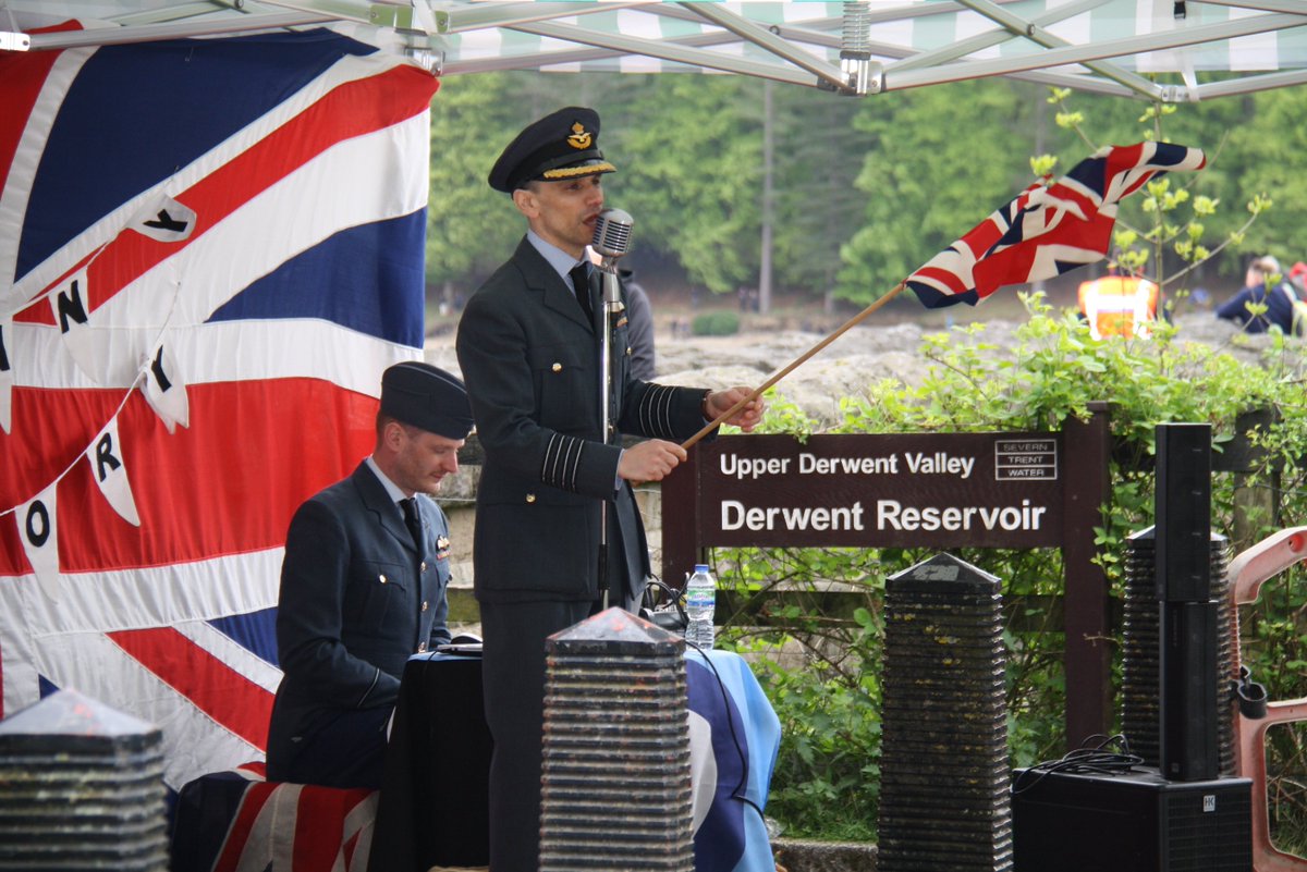 Disappointed that weather conditions meant the Lancaster couldn't fly today, but better safe than sorry. Still, lovely to see lots of people coming together to celebrate this special anniversary of the Dambuster raids. 617 Squadron, lest we forget. #RAF100 #Dambusters <a href="/RAFBBMF/">RAF BBMF</a>