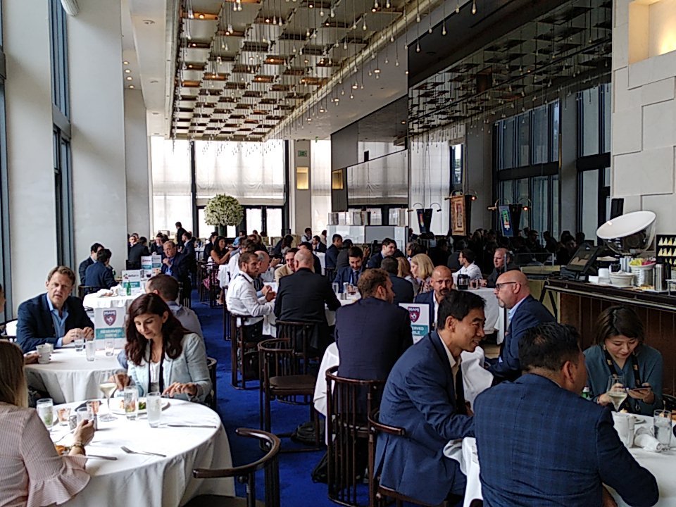SPORTELSummit's tweet photo. #SportelSummit NETWORKING LUNCH AT IT'S FINEST

#networking #leadership #marketing #business #sportsbiz #sportmarketing https://t.co/9e9nNYTirW