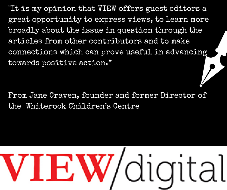 ViewChampion's tweet photo. Making connections. Telling stories. Covering the real issues that matter. That is what VIEW does. Jane Craven, founder and former Director of the  Whiterock Children’s Centre, tells us why she values VIEW. 

We can tell your story. email unamurphy@viewdigital.org https://t.co/UOxZku5a3h