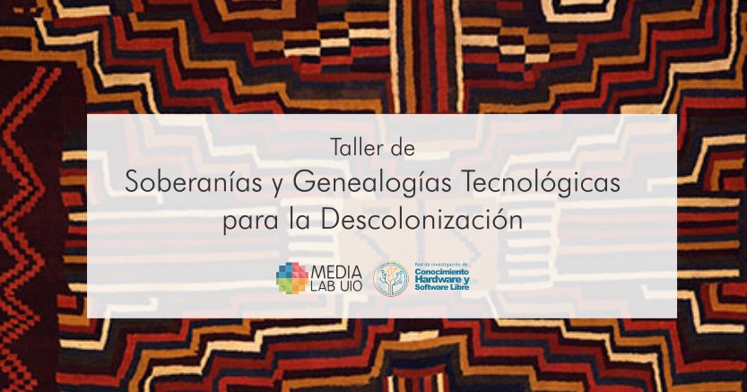 MedialabCIESPAL's tweet photo. Este taller es un espacio de #experimentación de metodologías y recursos teóricos para pensar y hacer efectivos procesos de #descolonización, por medio del "#repensarse" tecnológicamente.
Fecha: Sábado 26 de mayo a las 09:30
Registro y más información en: https://t.co/nqPY8YwhGq https://t.co/qXlkztstl9