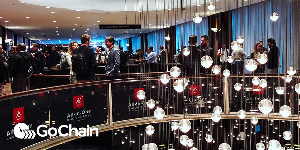 go_chain's tweet photo. Exciting things are happening today at #Consensus2018 π₯π #GoChain #crypto #blockchainweek2018 https://t.co/olljGfjF9l https://t.co/qmML1Ny0f4