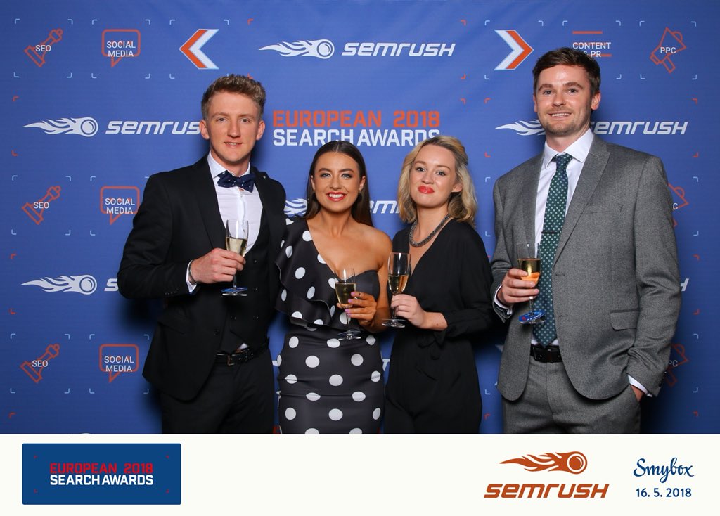 Excited to be in a room of search specialists representing Ireland at the European Search Awards 2018 #eusearchawards #onecore #core