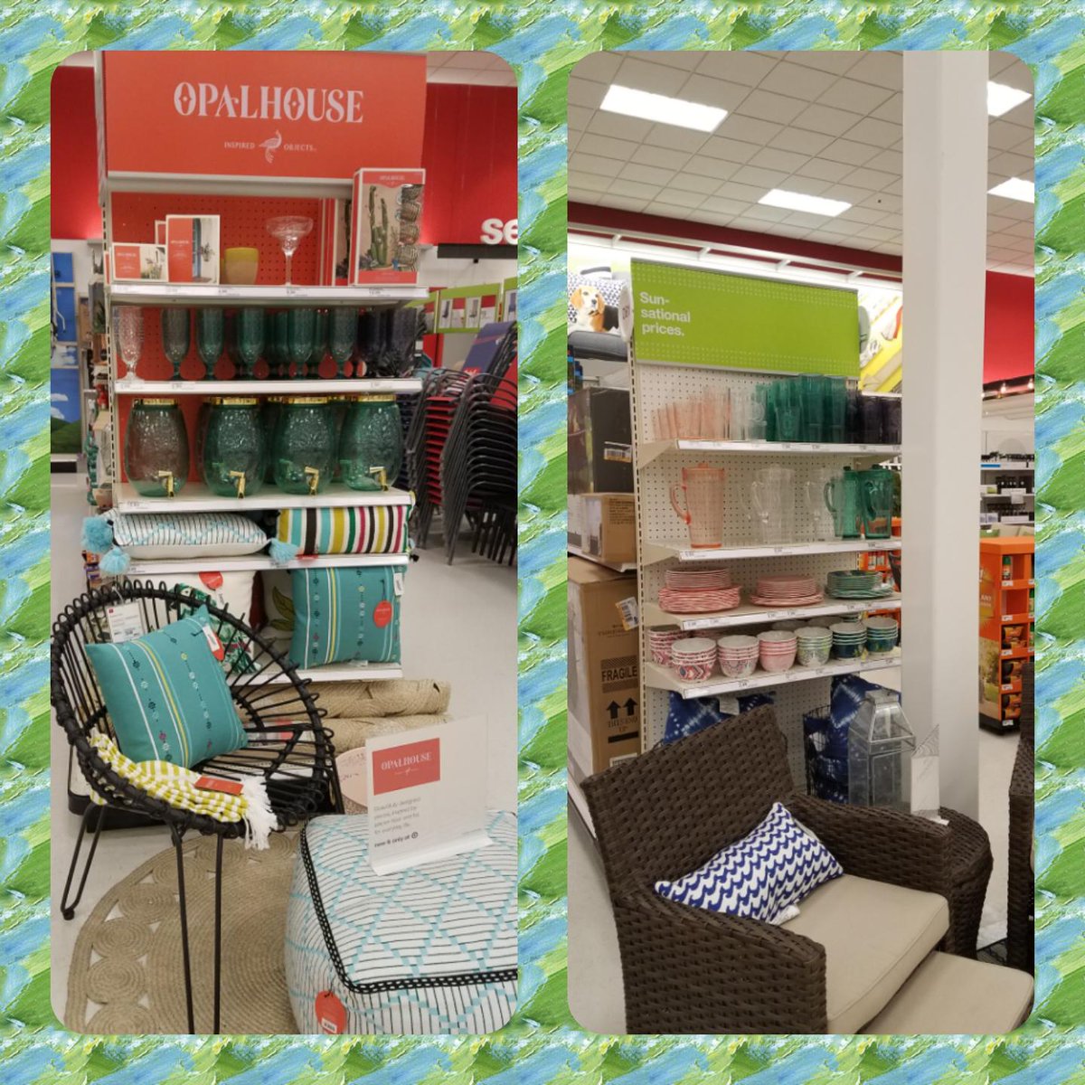 This week T1774 is in full force to make your outdoor living #stylish and #comfortable 
#Opalhouse #accessorize #target #crossmerchandising
