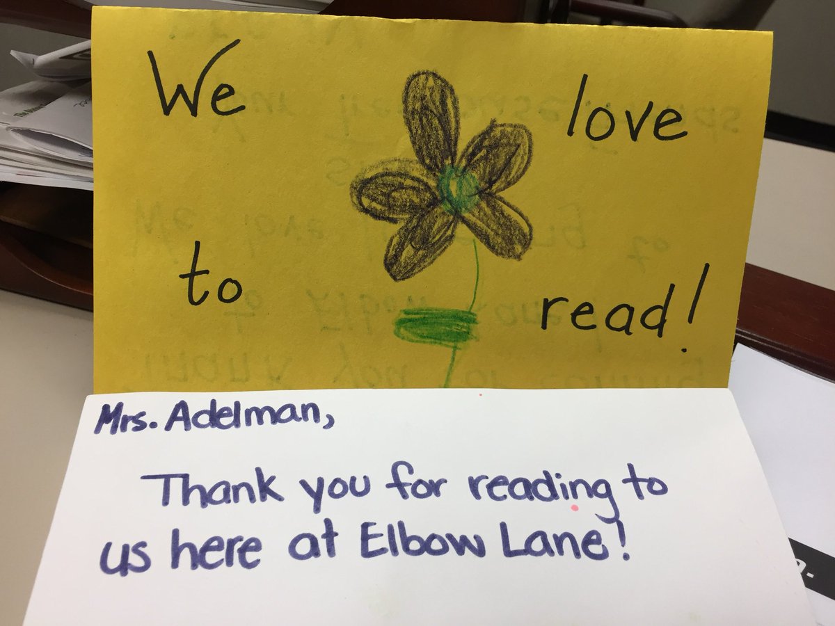 Loved our visit to Elbow Lane today to read to our future kindergarten students! #cbmillcreek