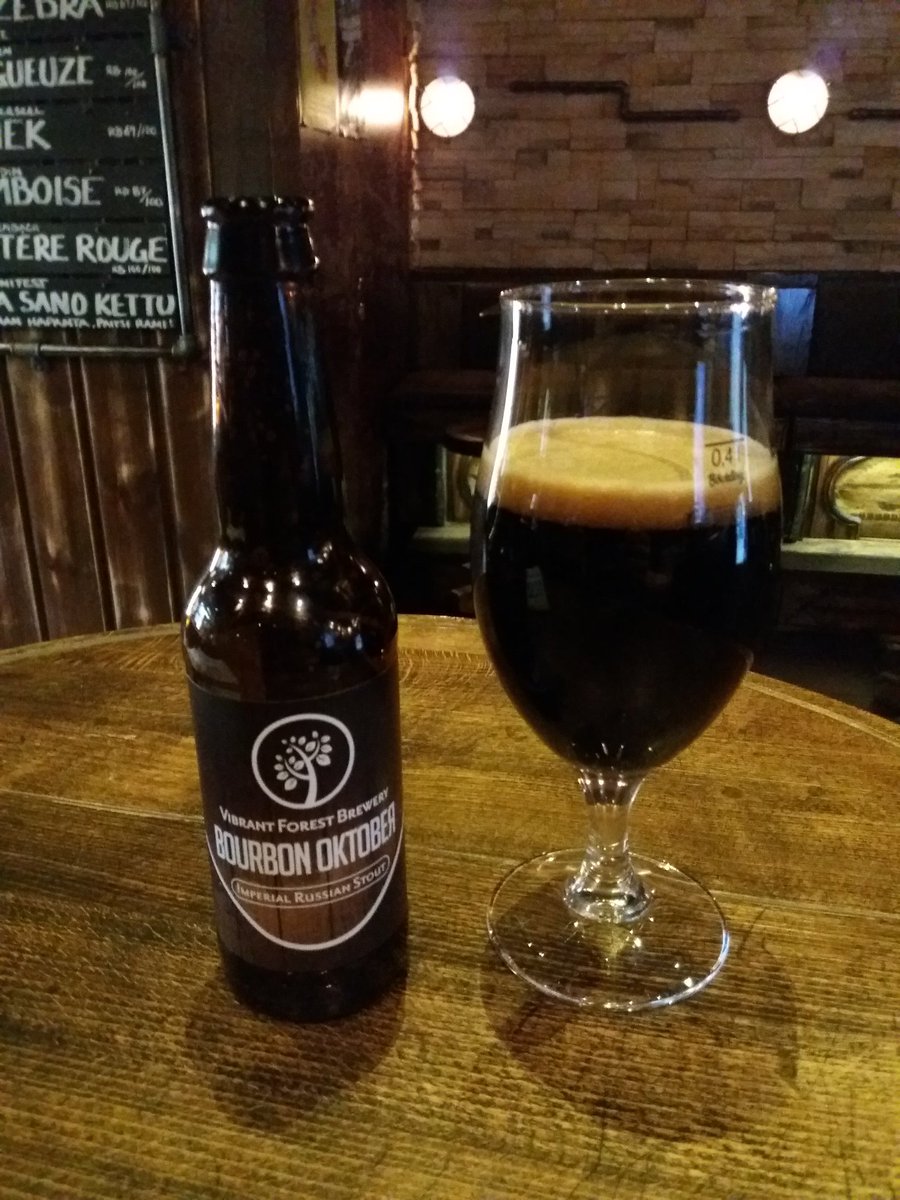 Best experiences of yesterday &amp; today. <a href="/Vibrant_Forest/">Vibrant Forest</a> Black Oktober &amp; Bourbon Oktober at Bar Explosive, Jyväskylä. #beer