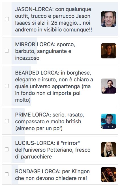 ValeSilingardi's tweet photo. @TheRekhaSharma @SocialSticcon @jasonsfolly Dear Rekha, do you want to express your opinion in the debate? The survey is about "Which #LORCA do you want to meet at #StarconItalia2018" π
#startrekdiscovery #multipleuniverse #wewantthemall
https://t.co/LPMJxkZxrP https://t.co/OU6Jn6V3MA