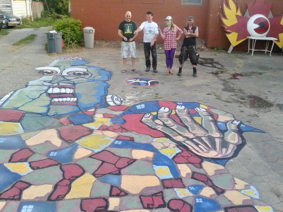ConcessionBIA's tweet photo. Fingers crossed for dry weather on Friday May 18th - we will be welcoming Chalk Artist Russ to #ConcessionBIA for #SidewalkSounds 555 Concession #allSidewalkSounds #chalkart #differentlocations #artpieces #temporaryart @CoBALTCONNECTS ...check out some of his other works #hamont https://t.co/wPo9bj67vv