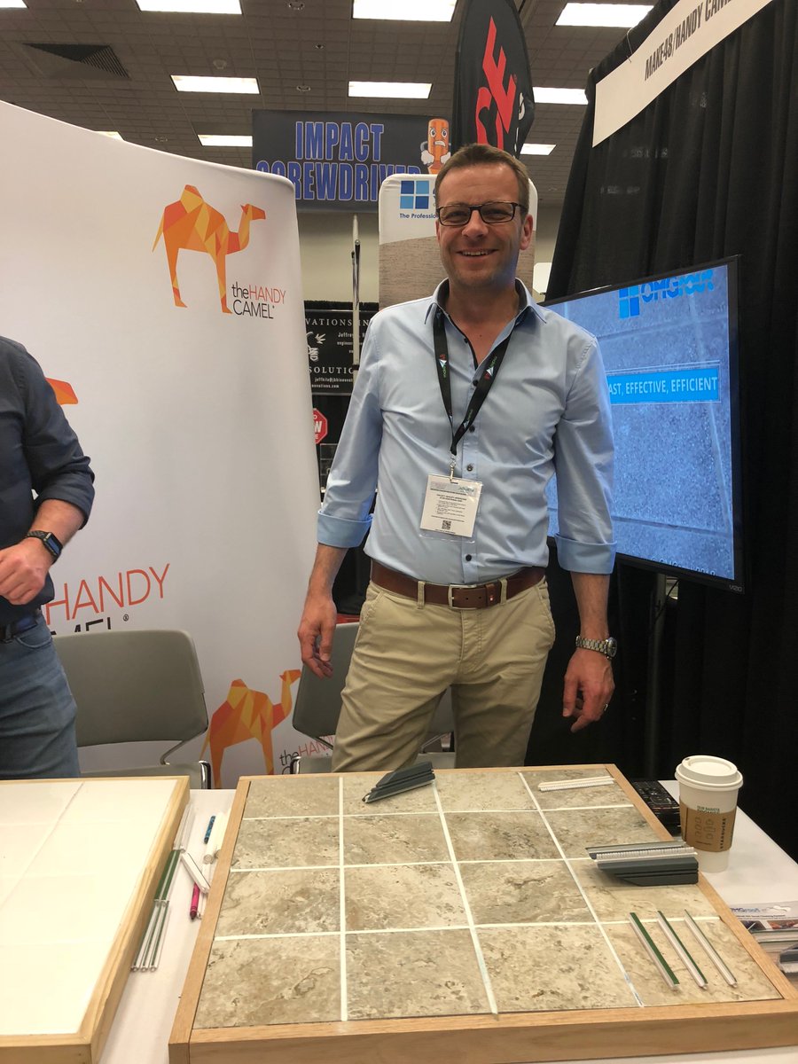 gomake48's tweet photo. Hard-working inventors & their products at the @NHS_Show#wednesdaymotivation #inventions #nhspix #universalbottleclip #tubshroom #omgrout @kevinkickit @TubShroom @HandyCamel https://t.co/5Y3DEn0Req
