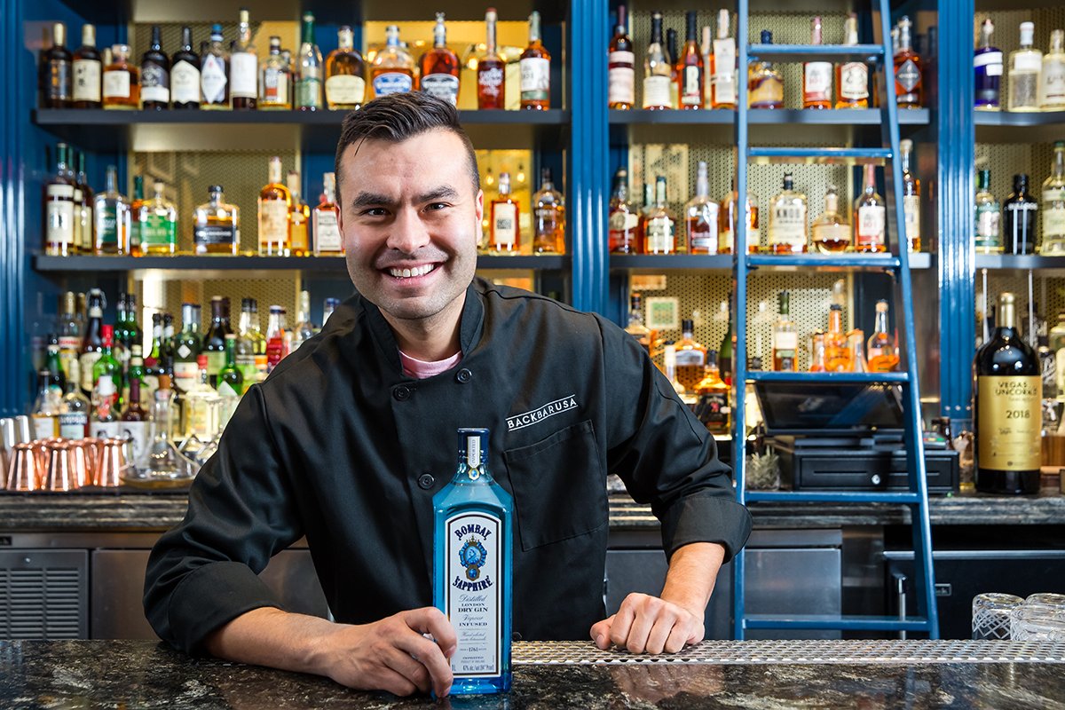 LoveOfCocktails's tweet photo. "... We thought it would be fun to create a cocktail for Las Vegas' beloved  hockey team. A game will be played during For the Love of Cocktails, and  we hope it brings them luck." 
 — Derick Baumgartner, Lago and Picasso in @Bellagio
https://t.co/dxtkUQH4O1 https://t.co/CKeYm8Pmyu