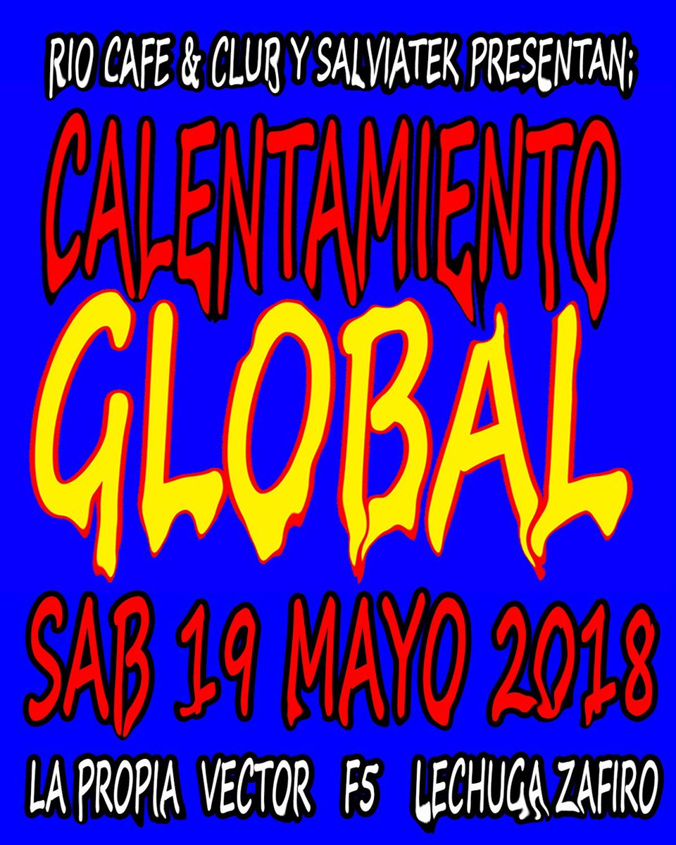 lechugazafiro's tweet photo. Este sábado volvemos a RIO Club, Montevideo https://t.co/nPYECVbeDv