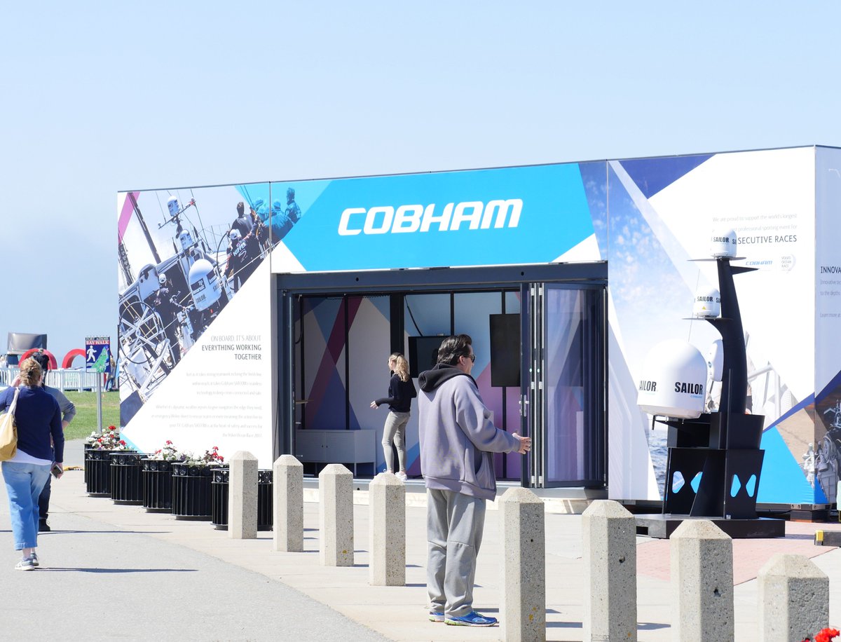 CobhamSATCOM's tweet photo. Our technicians have finished servicing all our products on the Volvo Ocean 65’s @VOR_Newport2018, all is set for the In-Port race on Saturday and the leg start on Sunday. Visit our stand at the race village to try our VR Experience to find out how our products work on-board. https://t.co/R7FsFLiryu