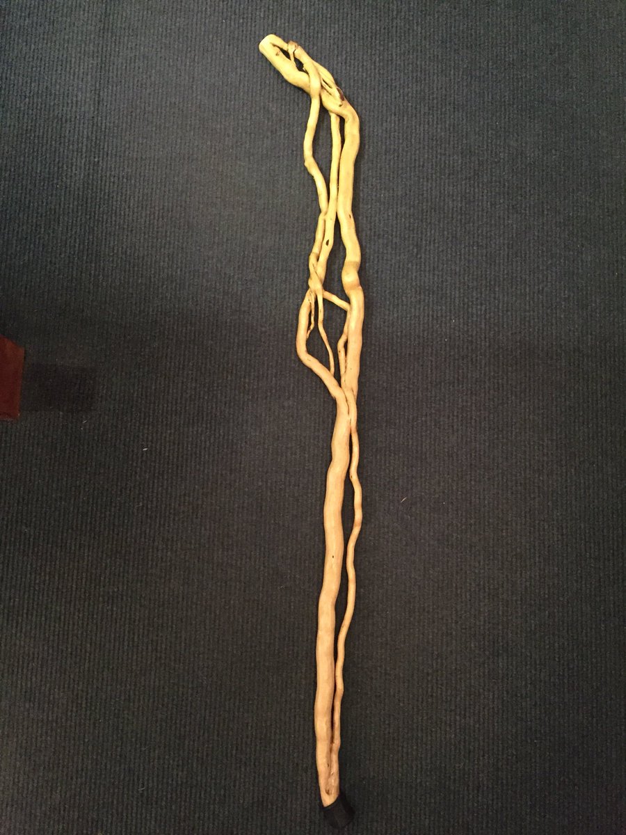 RIVERSIDEHARD's tweet photo. This Distinctive walking stick was left in our store last week please share to help find the owner. https://t.co/OkM2sgWfdz
