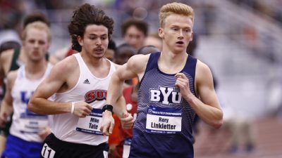UniverseBYU's tweet photo. BYU track and field entered its Last Chance Meet on May 11–12, the men ranked No. 7 and the women No. 36. More about this story here: https://t.co/f3Y6SbJbA0 https://t.co/YBRkdCyCba