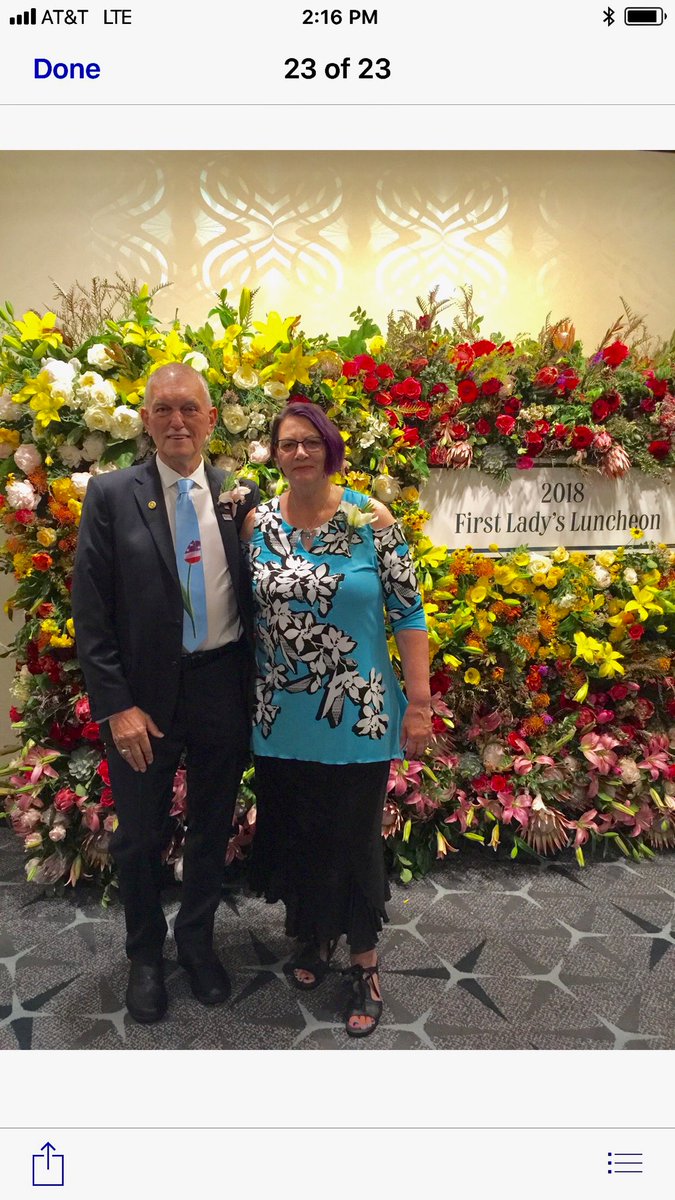 Representing our flower industry at the First Lady’s Luncheon. Flowers and arrangements were all donated by people from our industry America Grown