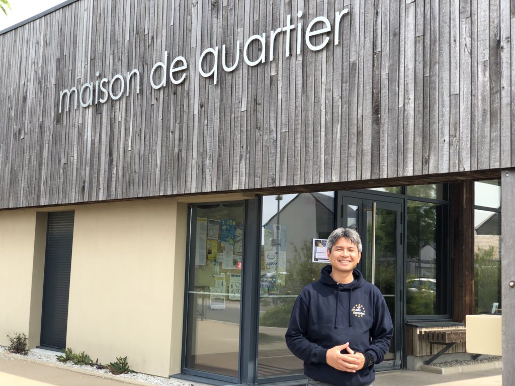 HachSaray's tweet photo. Ce matin à Saint-Malo, à la Maison de quartier et hier au Mont-Saint Michel. Le nouveau barrage du Mont et la maison de quartier ont été tous deux co-financé par l’Union Européenne 🇪🇺 #europe #FED https://t.co/NKvfv68vNh