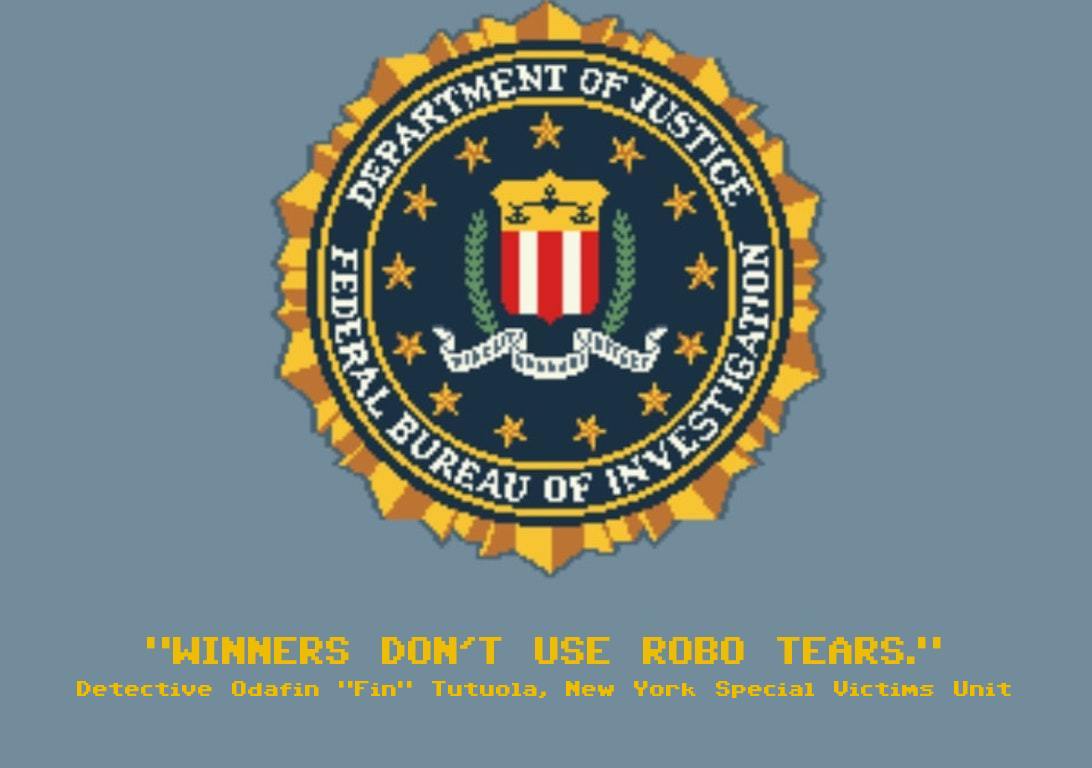 SVUFutureDrugs's tweet image. WINNERS DON&apos;T USE #RoboTears