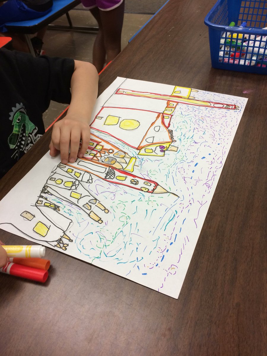 JudyEnglish123's tweet photo. James Rizzi cityscapes with 3rd. #rcsdpirates https://t.co/Xme789KTKh