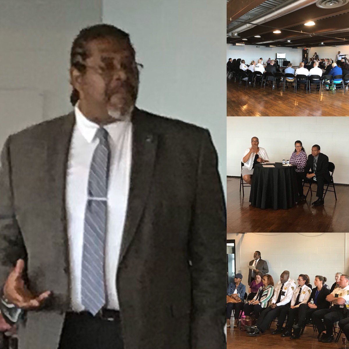 leecruz's tweet image. Community conversation about  reducing violence begins with police leadership and political leaders listening to community #ProjectLongevity #NewHaven #NHV