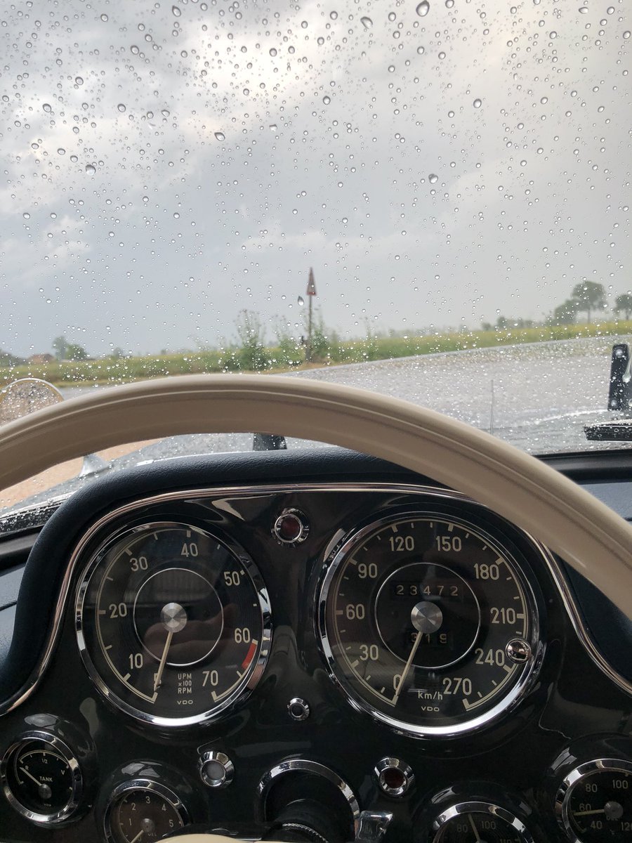 BasemWasef's tweet photo. I may be built for long distance rallies, but my bladder isn’t. #mbmille #millemiglia #pleasestop #again #raindoesnthelp https://t.co/74ZZ7IoRV3