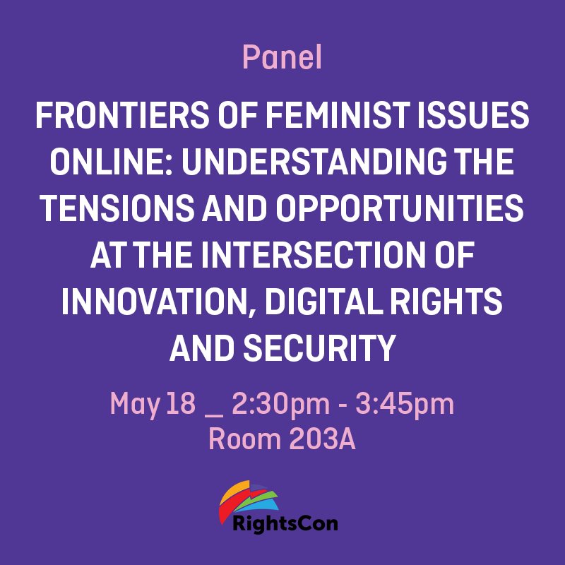 CodingRights's tweet image. Those are the #CodingRights panels at @rightscon, 17th and 18th May 👊🎉🗨️#Safermanas #Safersisters #Chupadados #HackingHate are some of the projets and subjects we&apos;re going to talk about! #RightsCon2018
