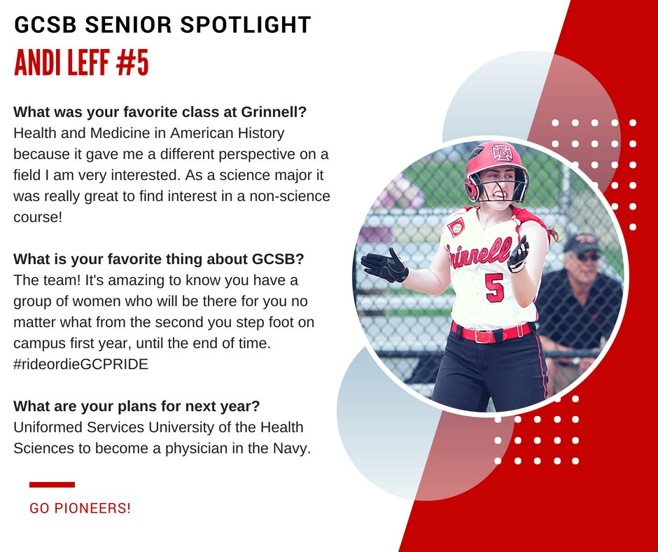 SoftballGCpride's tweet photo. Continuing our countdown to graduation...check out our next senior's plans! #Team41 https://t.co/0HuwJj5TBv