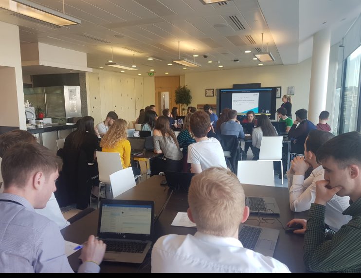 Eoin__Lynch's tweet photo. At the @Accenture_Irl Intern mapathon be thank you to @MSF_ireland for the great Presentation #NVW2018 #digitalforgood https://t.co/BHDPCSTxfk