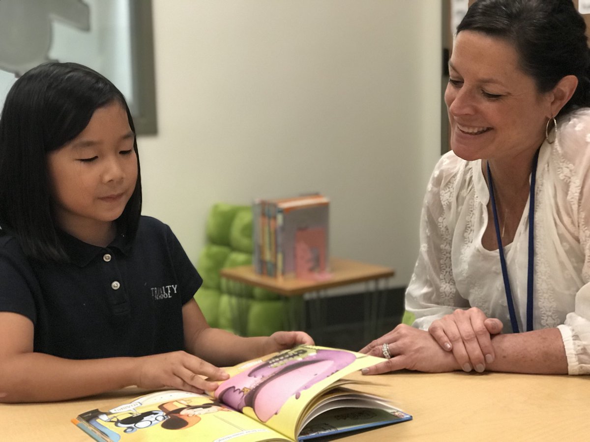 Sharing the gift of reading! #TrinityLearns