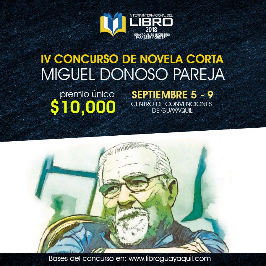 FeriaLibroGYE's tweet photo. Seguimos recibiendo novelas para el concurso. Envíanos la tuya. https://t.co/wDdVkCY6Mv