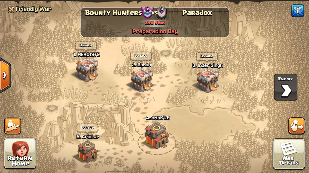 Finally playoffs!!!!
<a href="/TheGauntlet_CoC/">TheGauntlet_CoC</a> no dips against <a href="/ClashParadox/">Paradox</a>
@clashtoday_com