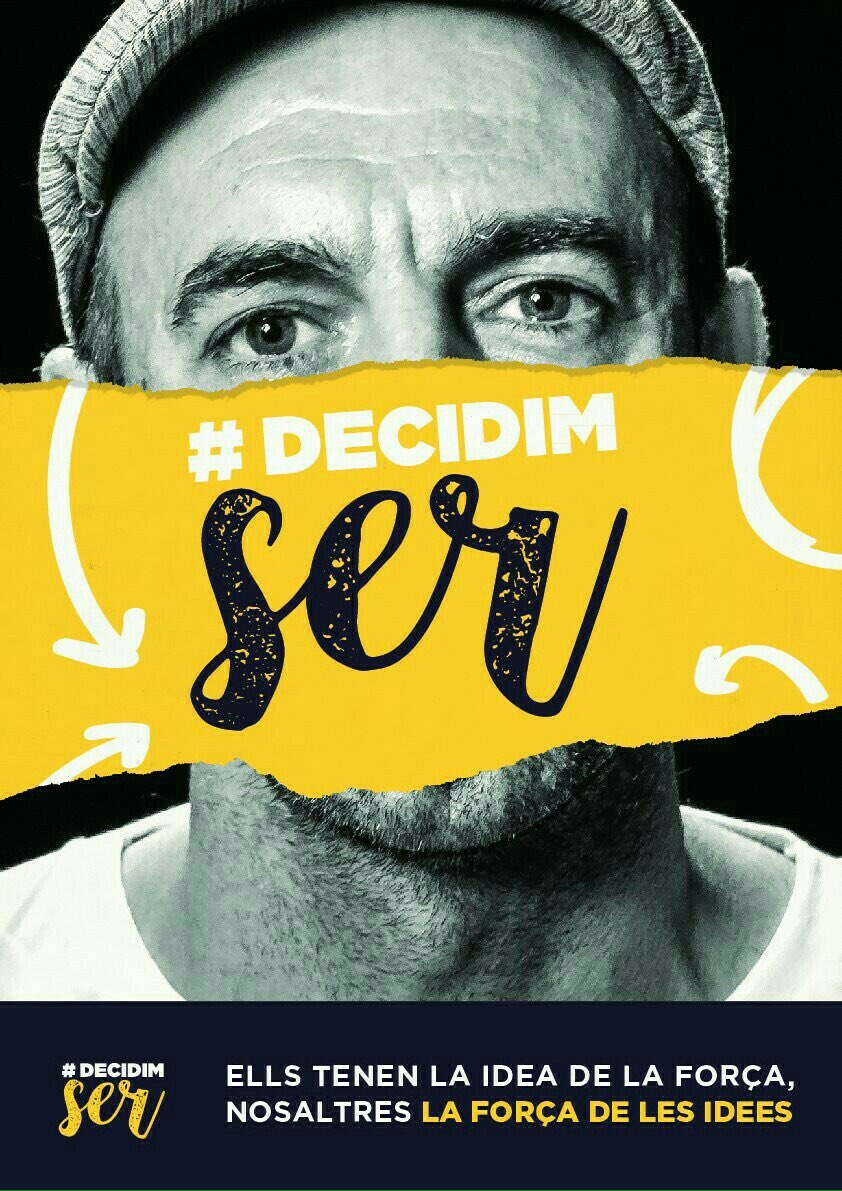 cdr_LaValldan's tweet photo. Decidim S E R! https://t.co/OyUVRepQ7h