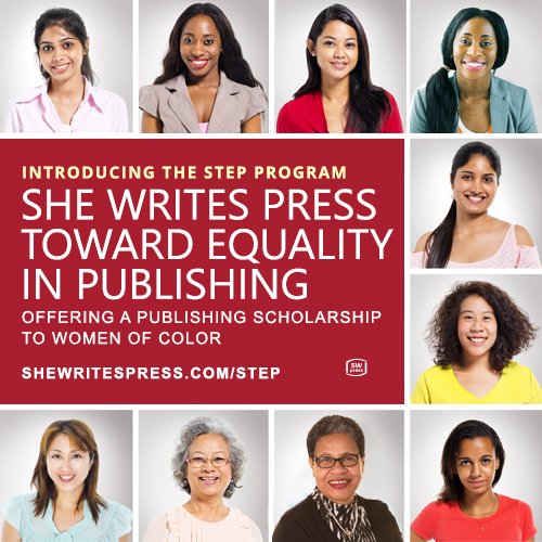 shewritespress's tweet photo. ICYMI: we are launching the She Writes Press Toward Equality in Publishing (#STEP) program to offer a scholarship to one writer of color each year, starting in 2019. 
For more info visit: https://t.co/UhaCD9ITsi https://t.co/TA1IGL92Hg