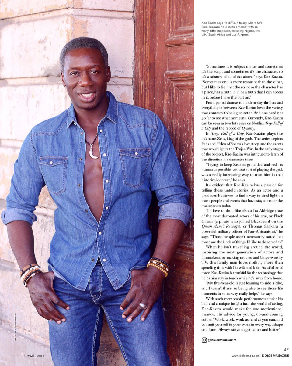 jeremycamppp's tweet image. Thank you to @DolceMag for the feature! #readallaboutit👀 #pressarticle #hakeemkaekazim #naija4life 🇳🇬