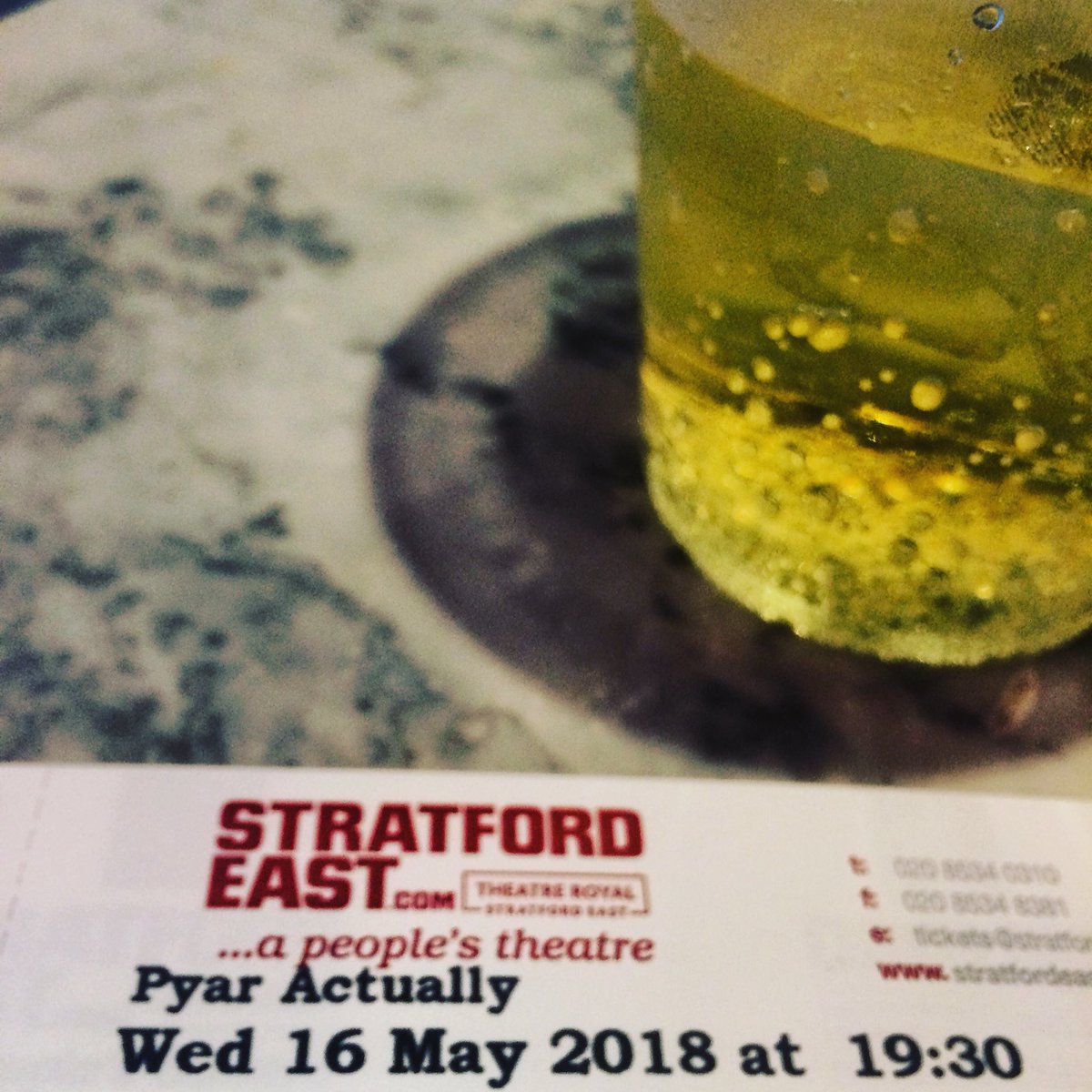 ImChrisWoodley's tweet photo. ❤️seeing @stratfordeast filling up tonight for @ForSukhsSake and her amazing show #PyarActually @RifcoTheatre #proudfriend #hiyalove #love 💕 https://t.co/shyjaXtTsd