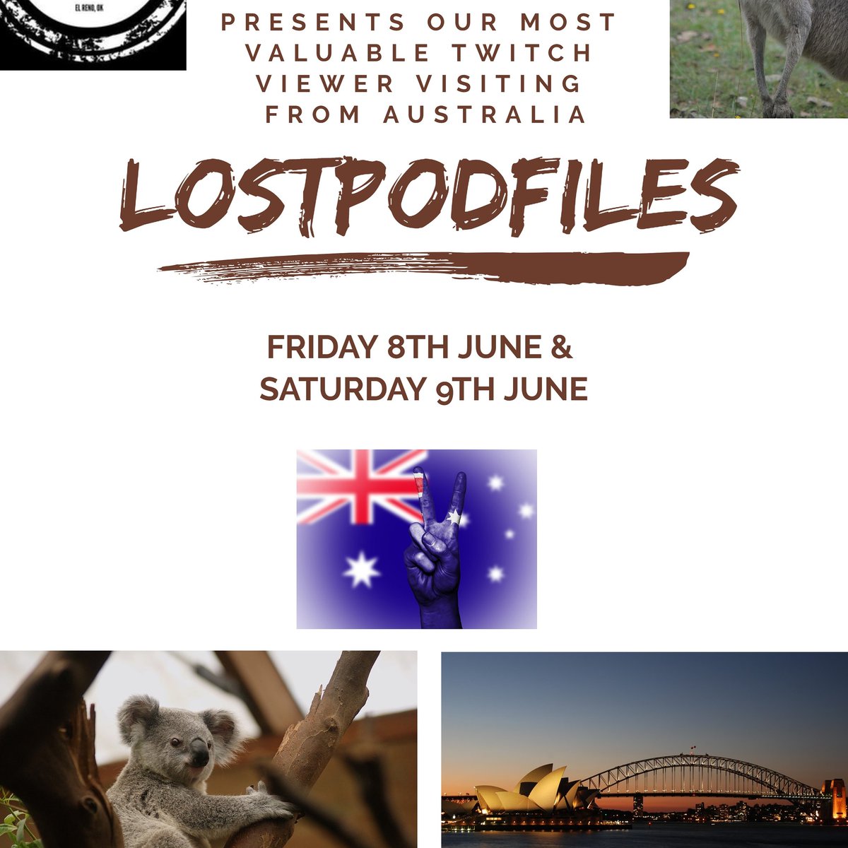 Twitch_Bar's tweet photo. We have a fan from down under coming to visit! https://t.co/NlNdQAPt4J