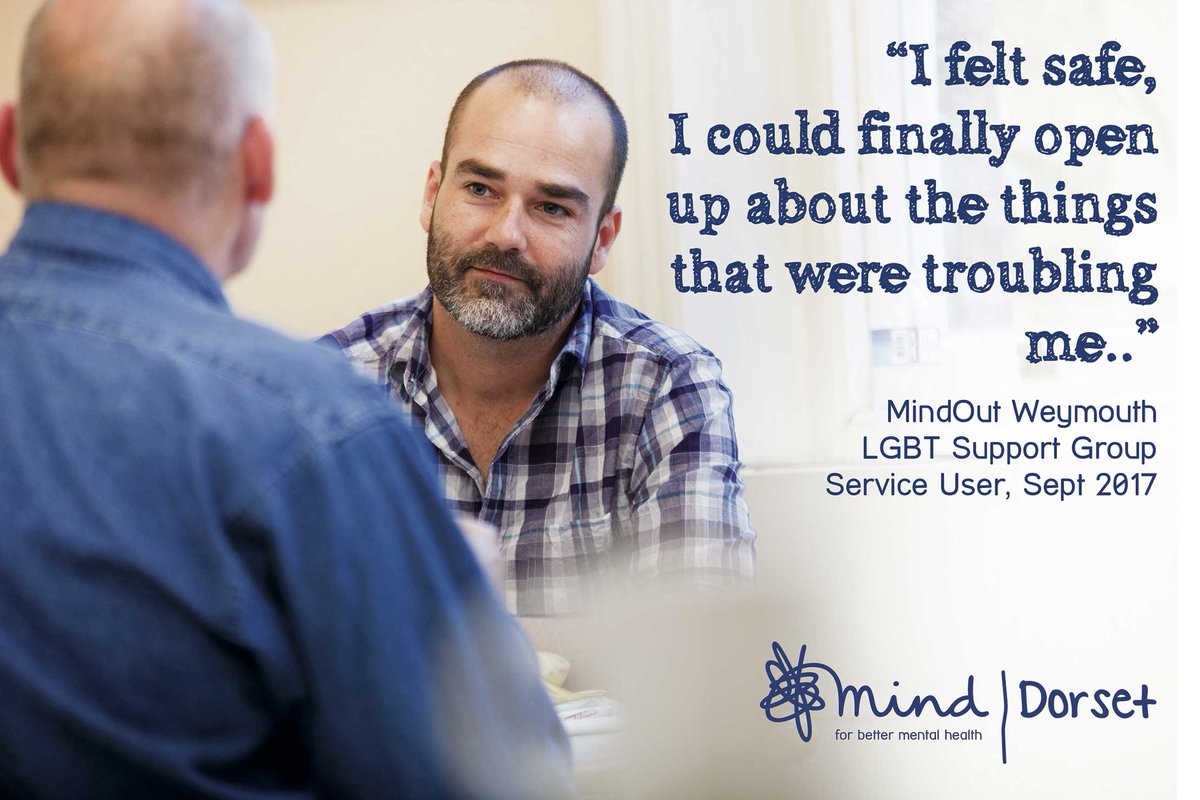 Tomorrow is #IDAHOT2018 a day where we recognise the #LGBT+ community STILL have to face prejudice. Our support groups in #bournemouth &amp; #weymouth help this community that are known to have higher rates of poor #mentalhealth #selfharm &amp; #suicide. #STOPhomophobia #MHAW18Dorset