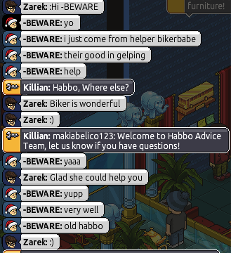 ZarekHabbo's tweet photo. I love the Helper Community on @Habbo ! Thought I would share a compliment on @bikerbabe3_ :) Always nice to see #HabbosHelpingHabbos , it doesn't matter which Helper Organization! https://t.co/BHCwcAWmBe
