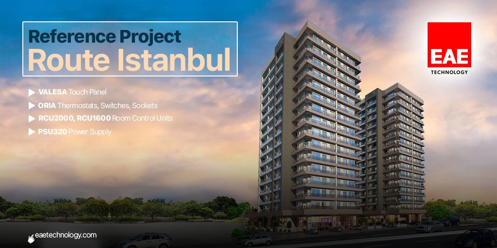 EAEGroup's tweet photo. Route İstanbul Rezidanslarında Inita Akıllı Ev Sistemleri tercih edildi. #geleceğedokun #inita #akıllıev #EAETeknoloji
__
Inita Smart Home Systems were preferred at Route Istanbul Residences. #touchthefuture #inita #smarthome #EAETechnology https://t.co/GcLCSNioca