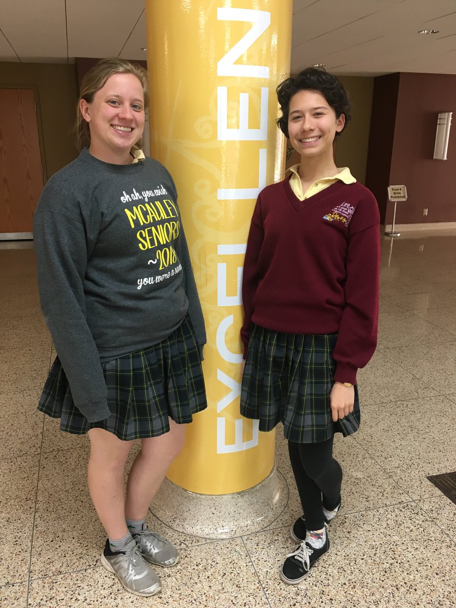 Congrats to our Class of 2018 Valedictorian, Nora Honkomp, and Salutatorian, Sara Roell! mcauleyhs.net/page.cfm?p=546… <a href="/McAStudentBody/">McAuley Students</a>