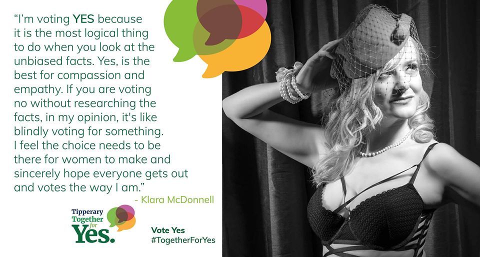 JamForestTweets's tweet photo. Meet the artist: @klaramcdonnell 🤟🎶🌳 

1/7 acts playing May18th #KenyonBar @Nenagh_ie to show their support for @Together4yes
A woman of many talents @coachtrip #Roadtomarbs @E4Tweets @I96FM @LifeFM @HypnoPuppet 
@TipperaryForYes #ArtistsForRepeal #RepealThe8th #Together4Yes https://t.co/PtE5DI0Vqf