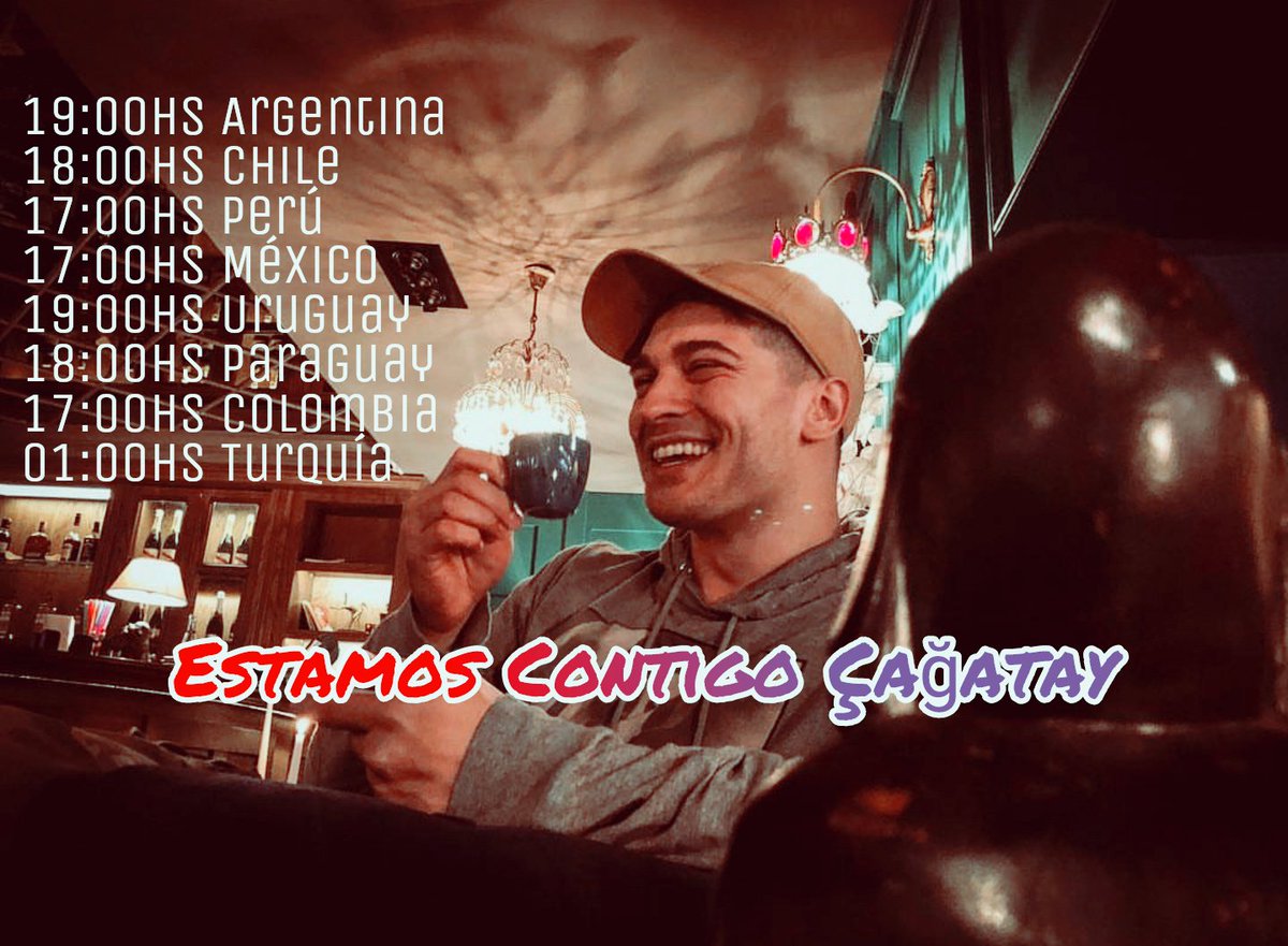 alwaysxcu's tweet photo. ATENCIÓN 🌟
Los invitamos desde las 19:00hs ARG vamos a dedicarle un ht al bebo, vamos a enviarle y demostrarle nuestro amor  y apoyo incondicional. ❤
Les dejo algunos horarios, el ht saldrá de esta cuenta. Esperamos su apoyo. 

#CagatayUlusoy https://t.co/kL3BzDly8W