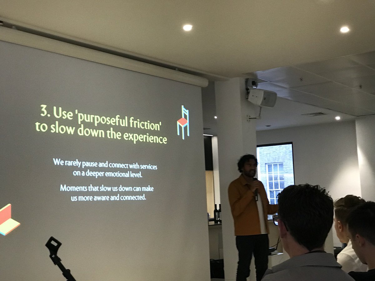 3. Use friction purposely and slow down those interaction to create a space for an emotional connection. <a href="/kartik_jp/">Kartik poria</a> #ServLab #brand #servicedesign