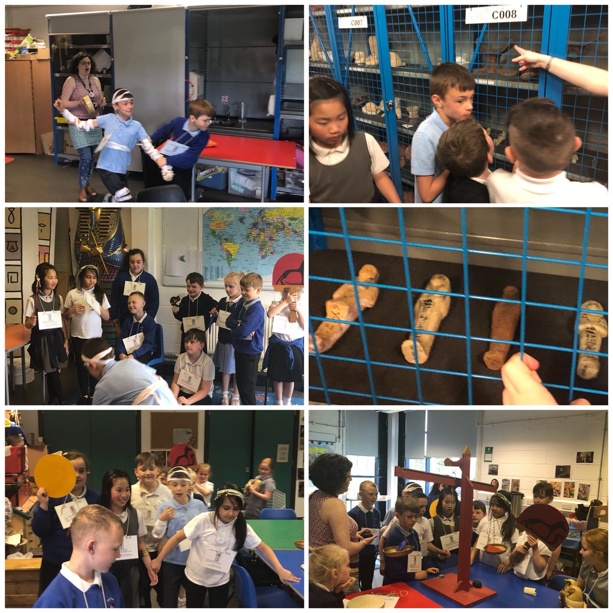 P4PiriePark's tweet photo. P4c enjoyed visiting @GMRCNitshill to learn more about ancient Egypt 😄🇪🇬🏺📜 some of the objects we seen were more than 5000 years old! 😧 https://t.co/V70G5ALJ8y