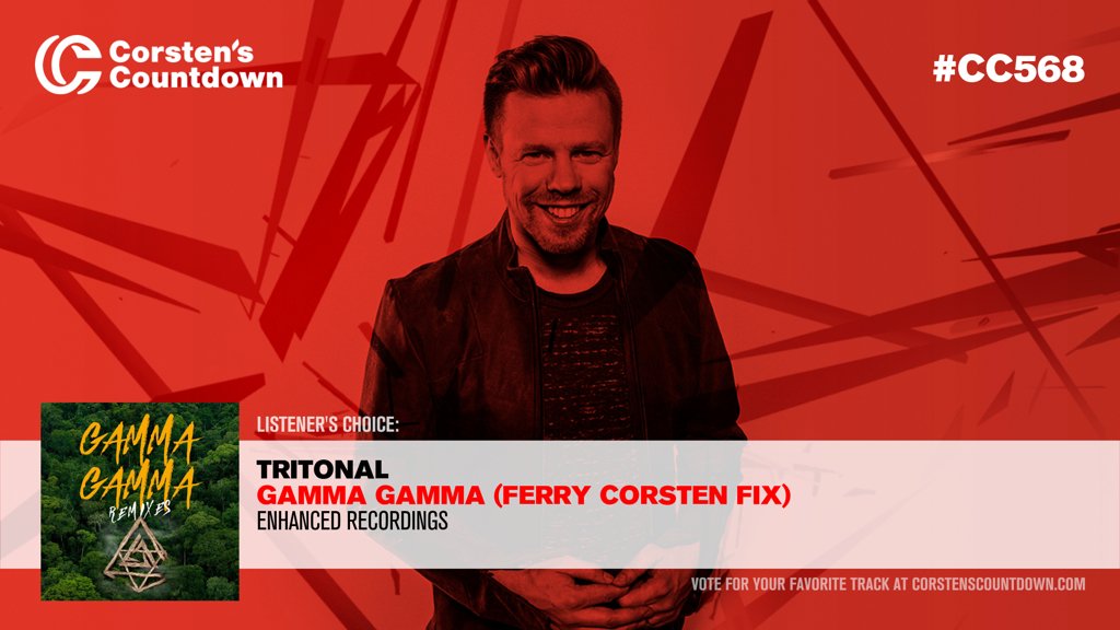 ResonationRadio's tweet photo. 09. This week’s #ListenersChoice is the great @FerryCorsten Fix of “Gamma Gamma” by @Tritonal! [@Enhanced_Music] #CC568 https://t.co/M1NOYeYJAD https://t.co/ogF4f0E4Ij
