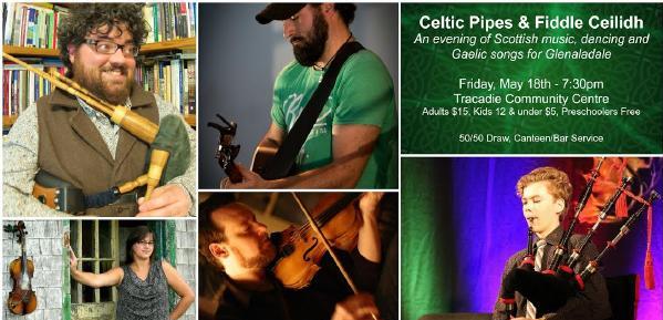 "#Celtic Pipes &amp; Fiddles" Friday night in #Tracadie #PEI! What a line-up: Joe MacMaster, Tiber Falzett, Ward MacDonald, Shiela MacKenzie, Taylor Johnson. Don't miss it! <a href="/PEIceilidhs/">PEI Ceilidhs</a> <a href="/WhatsGoingOnPEI/">What's GoingOn PEI</a> #4Glenaladale
