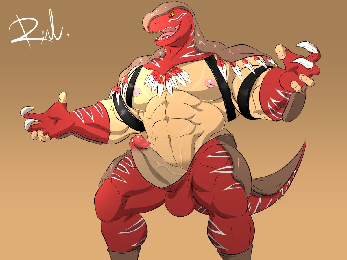"I have cast aside my past, now have a taste of my prehistoric power!"

- Exclusive King of Dinosaurs RPer
- Experienced
- Gay [Switch]
- KoF RP/MVRP
- N/SFW in TLs &amp; DMs
- DMs open (please no "hi" or one-liners!)
- Semi-Detailed

RT if you dare test this dinosaur's strength!!