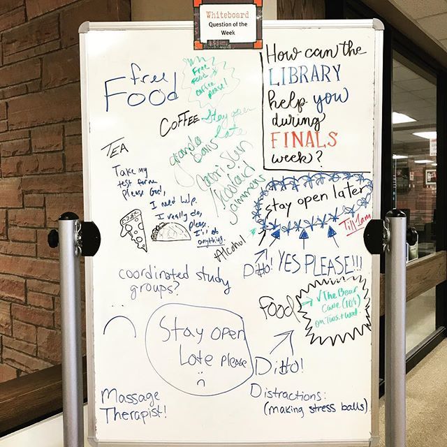 NielsenLibrary's tweet photo. We hope we helped during finals week! #nielsenlibrary #finalsweek #librariesofinstagram https://t.co/snkKEpIEPr https://t.co/loOIAAFSda