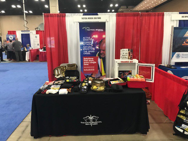 Tramedic's tweet photo. Who else is at the Texas Emergency Management Conference this week? Come get a hands-on look at our gear at booth 725! #emergencymanagement #TEMC2018 #publicaccess #StoptheBleed #bleedingcontrol #Tramedic https://t.co/FdD8hnzBfW