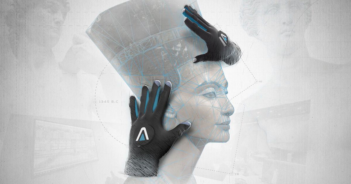 GhostsRemember's tweet image. These #VR gloves allow people who are blind to "see" art for the first time. buff.ly/2IKwvAC